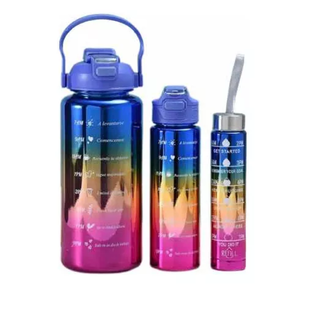 Miniatura 3 de Combo Trio Termo Botella De Agua Motivac